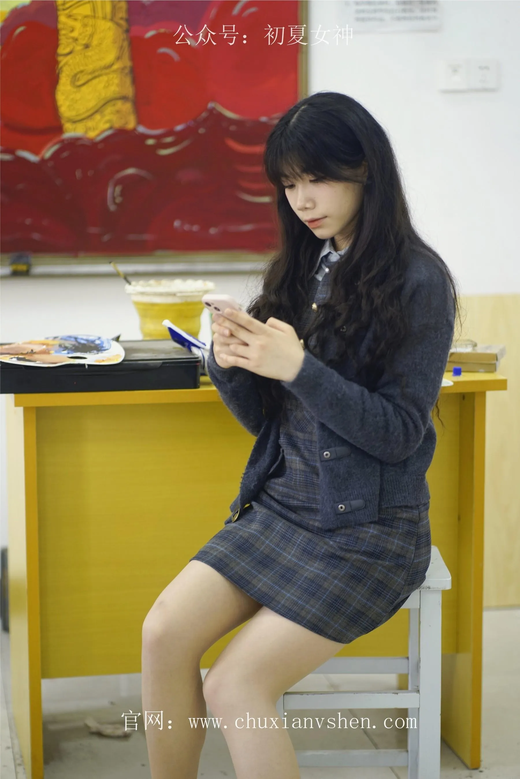 初夏女神 NO.068 欢欢 新晋学妹-校园游览 [158P]插图7